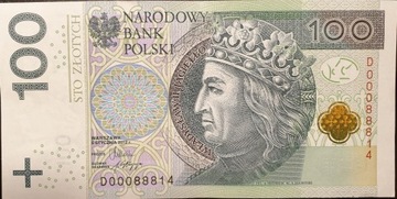 Banknot 100 złotych - 2012 r. - D00088814