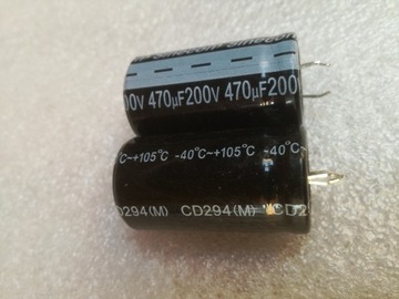 Kondensator 470uF/200V Sinecon 105*C  2szt