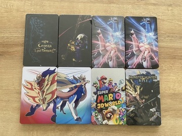 Zestaw Steelbook’ow Bayonetta Pokemon Nintendo