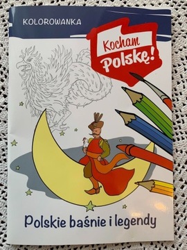 Kolorowanka z cyklu Kocham Polskę-Baśnie i legendy