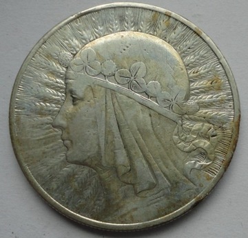 10 ZŁOTYCH 1932 SREBRO BZM