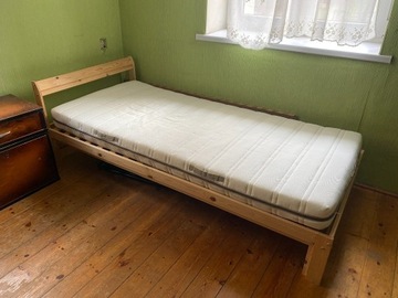 łóżko IKEA NEIDEN 90x200 + materac