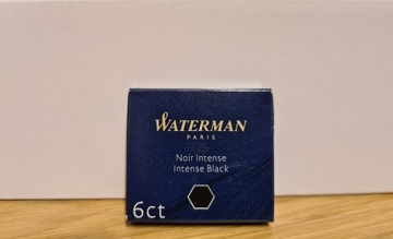 Naboje Waterman czarne 6 ct 6 sztuk