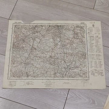 Mapa WIG 1937 Oświęcim i okolice 