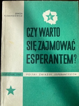Czy warto zajmować się Esperantem? Klemensiewicz