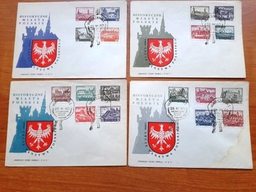 FDC - 1044 - 61 Historyczne miasta polskie