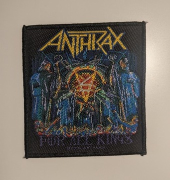 Naszywka Anthrax for all kings