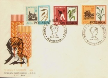 FDC 1223-25 WALKA  Z GŁODEM 