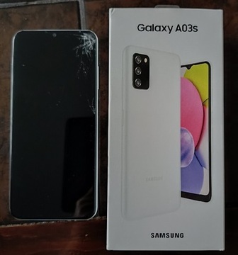 Samsung A03s pęknięty ekran