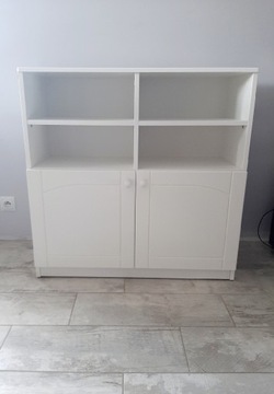 Regał niski 90 BIANCO FIORI 