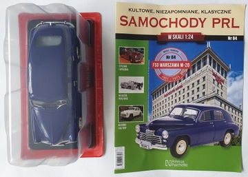 SAMOCHODY PRL Nr 84 FSO WARSZAWA M-20 Hachette