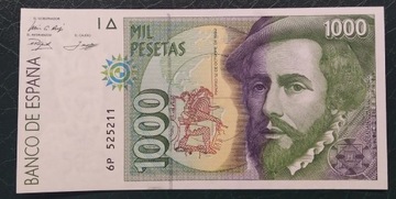 Hiszpania 1000 pesetas 1992 UNC 