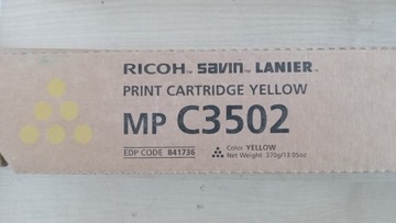 Toner Ricoh MPC3502 yellow (żółty) oryginalny