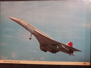 Pocztówka British Airways Concorde