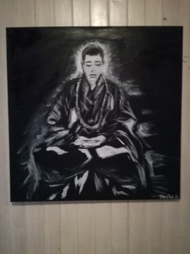 Zen Budda Obraz na płótnie 70 x 70 cm akryl