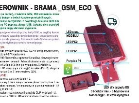 Sterowanie SMS Sterownik GSM ECO - firmy PROXIMA