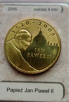  2 zł Jan Paweł II 2005 rok 