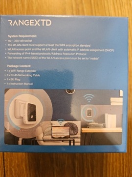 RangeXTD Wifi Range Extender 300 Mbps WPS