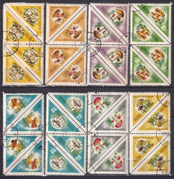 Polska 1959 kasowane czwórki fi.948-955 cena 99 zł