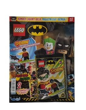 Magazyn Czasopismo LEGO Batman- 02/2021 - Robin + deska surferbohatera!