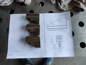 Szczęki tokarskie 160mm prl
