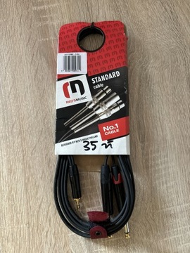 Kabel Audio Jack StereoMini 3.5 2 X Jack Mono 6.33