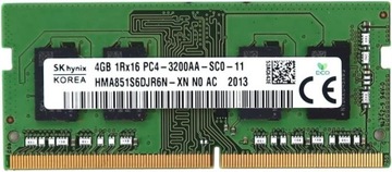 Pamięć RAM DDR4 Hynix HMA851S6DJR6N-XN 4 GB sodimm