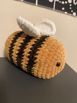 MaskotkaPluszak Amigurumi Pszczoła Handmade