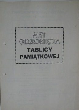Bielsko Biała 1991 tablica pamiątkowa walk 1939-45