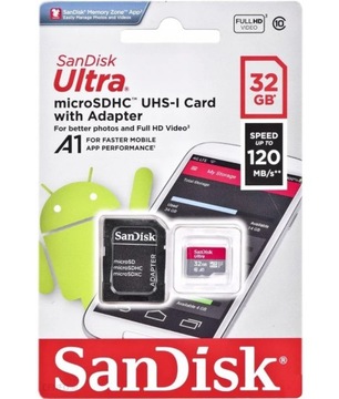 Karta pamięci SanDisk Ultra MicroSDHC 32 GB