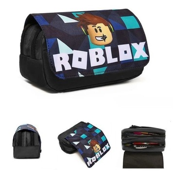 Piórnik szkolny dwukomorowy motyw gra ROBLOX