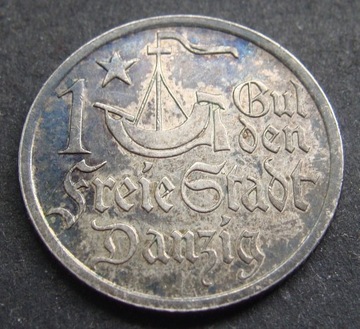 WMG - 1 Gulden 1923 - Piękny stan !