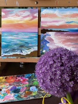 „Morze Inspiracji” obraz olejny
