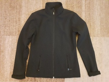 Czarny, delikatny softshell, rozmiar XS