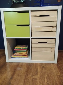 Kallax Ikea : skrzynka wkład pudełko 33x33x37