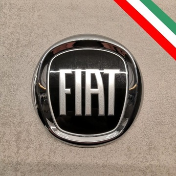 Fiat bravo 2 emblemat czarny znaczek przód 100mm 