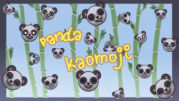 Panda Emoji, Kaomoji, Sticker Twitch, YT, Kick, Discord.
