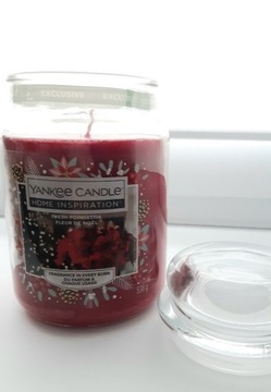 Yankee Candle Fresh Poinsetta świeca,nowa