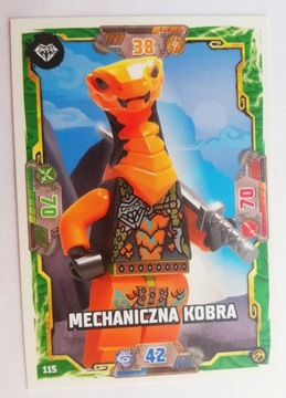 NOWA karta lego ninjago 115 seria 7 Kobra 2022 r.