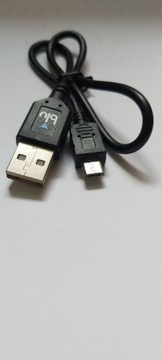 Kabel BLU micro USB-USB - ok. 30 cm