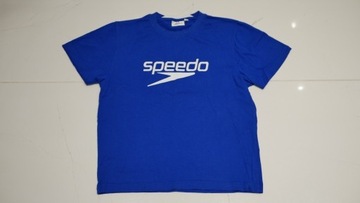 Speedo Koszulka T-Shirt 140-152 cm 10-12 Lat Niebieska