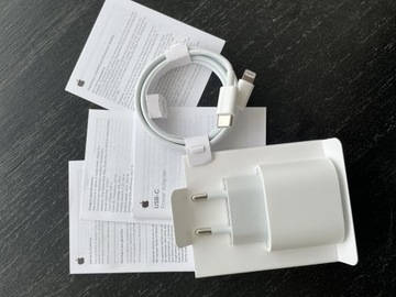 Apple ładowarka zestaw kabel+kostka lightning 20W