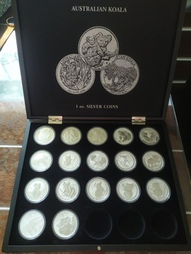 Monety srebrne Koala 1oz 2007-2023 selekcjonowane