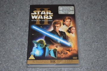 Star Wars Attack Of The Clones DVD sci-fi 2DVD