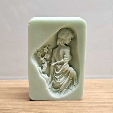 Mydło oliwkowe, oliwa z oliwek - kobieta, Soap Art