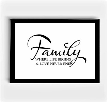 Family wall frame