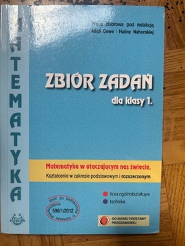 Zbiór zadań dla klasy 1. Matematyka 