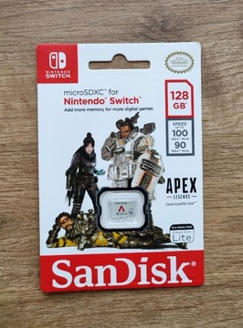 SanDisk microSDXC do Nintendo Switch 128GB. Nowa.