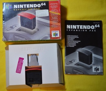 NINTENDO 64 N64 EXPANSION PAK BOX BDB STAN