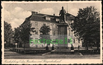 BISKUPIEC Bischofsburg Kreishaus pomnik wojenny 